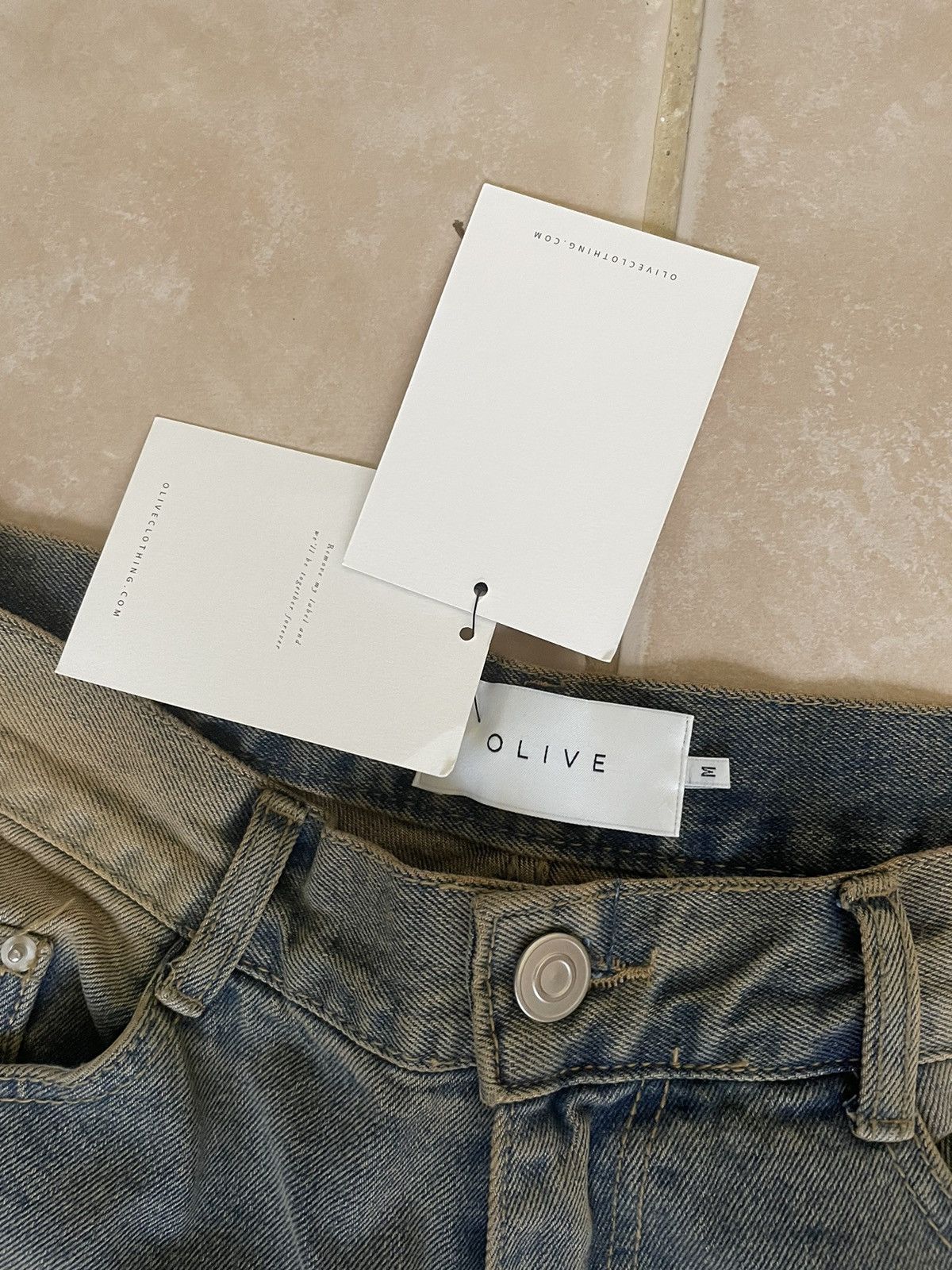 Olive Olive pants sand wash Size US 32 / EU 48 - 3 Thumbnail