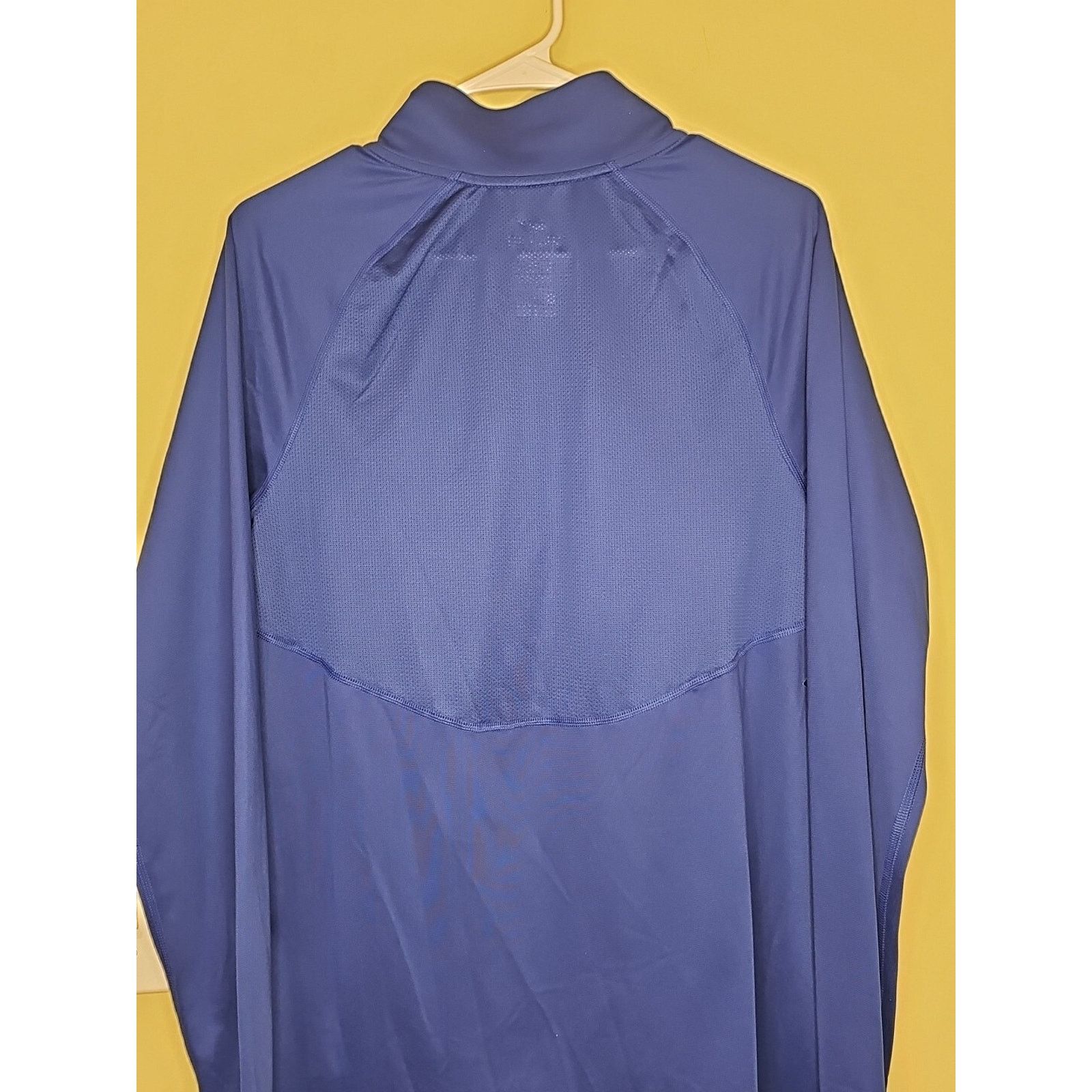 Nike MLB Chicago Cubs Womens Nike Blue 1/4 Zip Mock Shirt L Slim Size L / US 10 / IT 46 - 8 Thumbnail