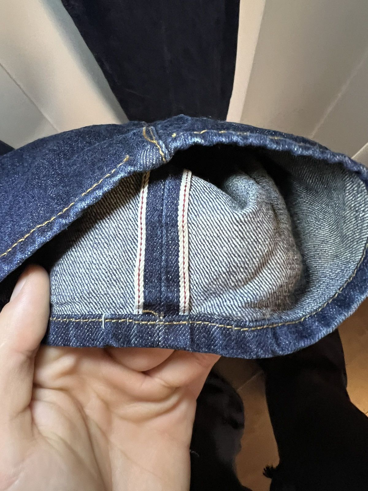 J Brand Vintage J. Brand raw blue selvedge denim slim skinny jeans Size US 34 / EU 50 - 8 Thumbnail