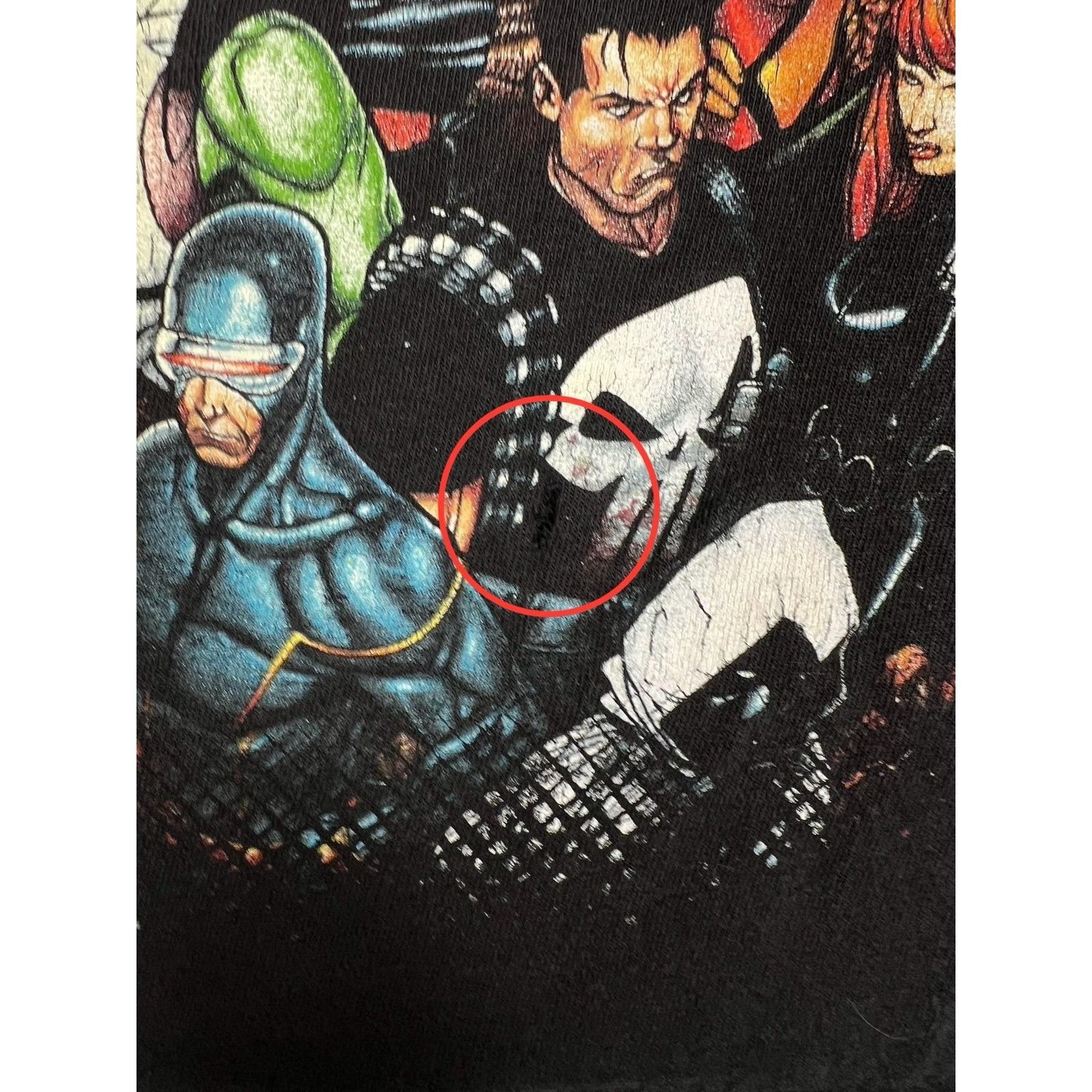 Marvel Comics Vintage Marvel T-Shirt Size M/L Black Civil War Heroes Mad E Size US M / EU 48-50 / 2 - 3 Thumbnail