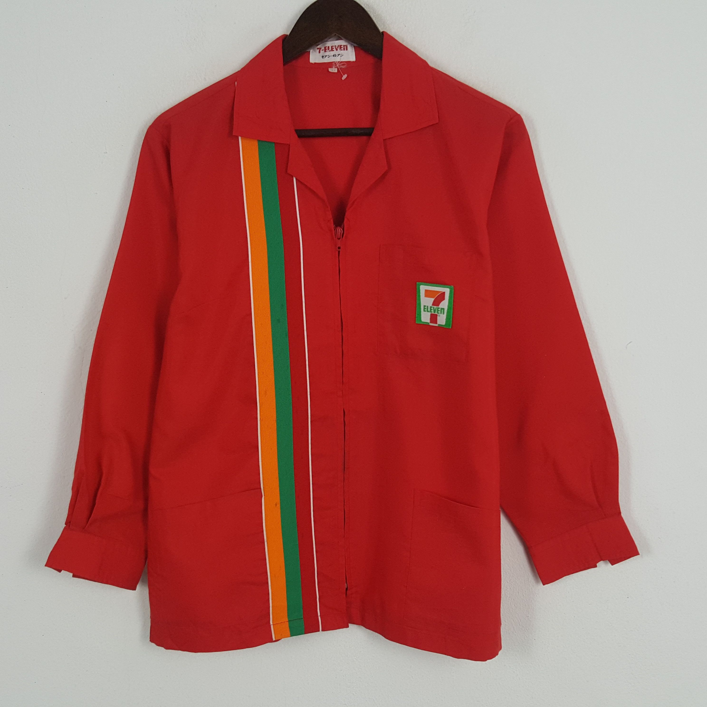 Japanese Brand × Vintage Vintage 7 Eleven Worker Uniform Jacket Size US M / EU 48-50 / 2 - 1 Thumbnail