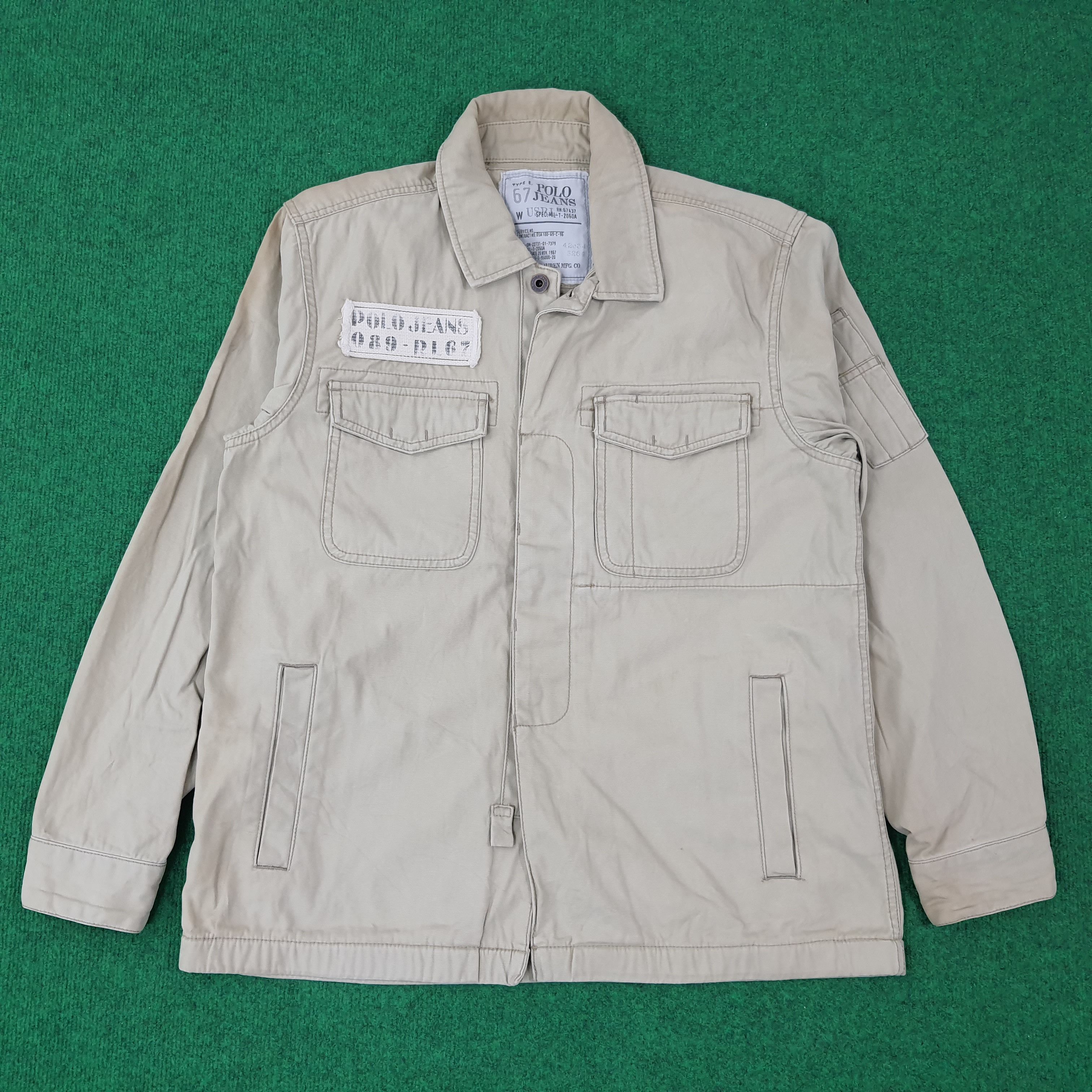 Ralph Lauren × Vintage Vintage POLO Jeans Ralph Lauren Jacket C221N1 Size US M / EU 48-50 / 2 - 1 Thumbnail