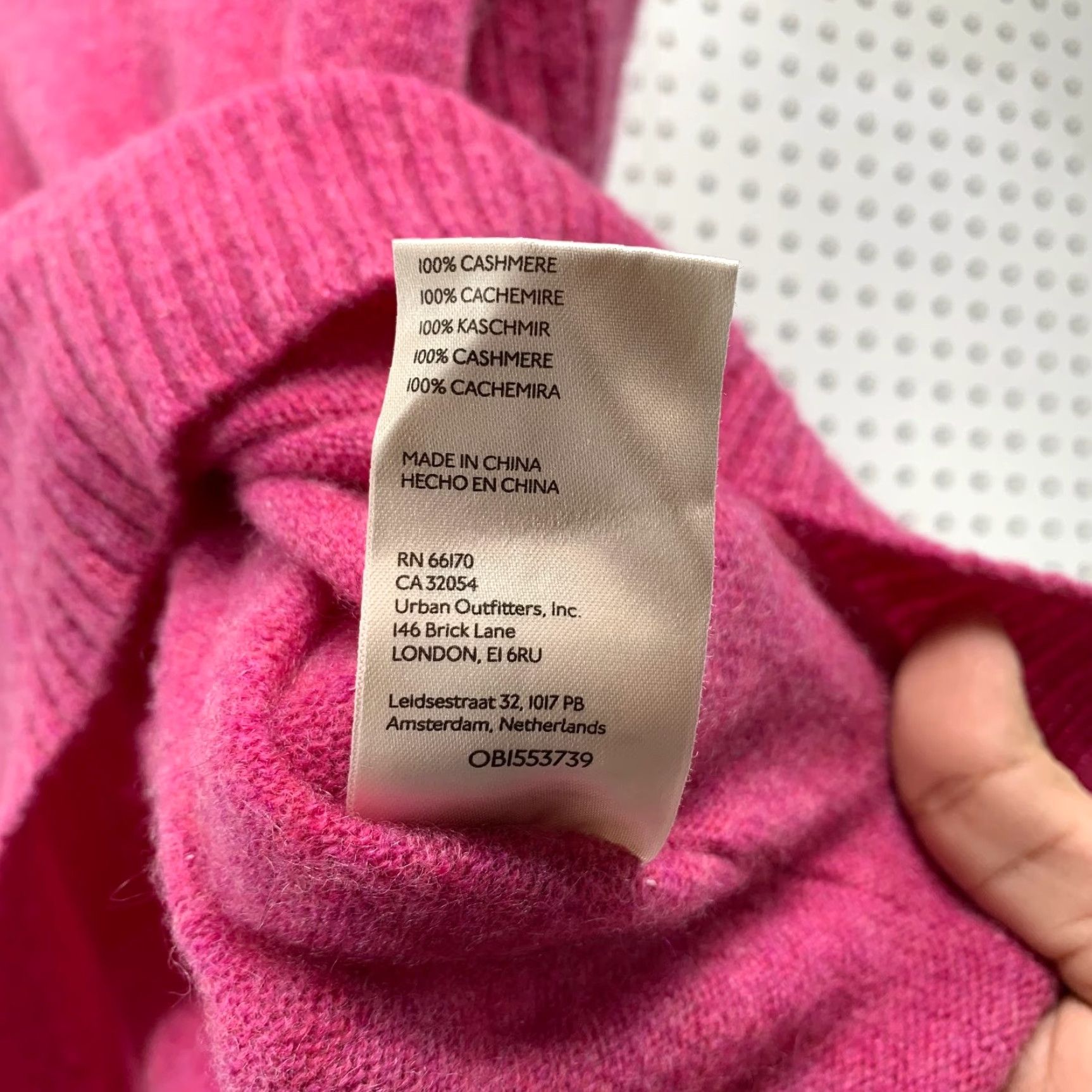 Free People Free People Aubrey Cashmere Turtleneck Sweater Womens XS Pink Soft Cozy Size XS / US 0-2 / IT 36-38 - 6 Thumbnail