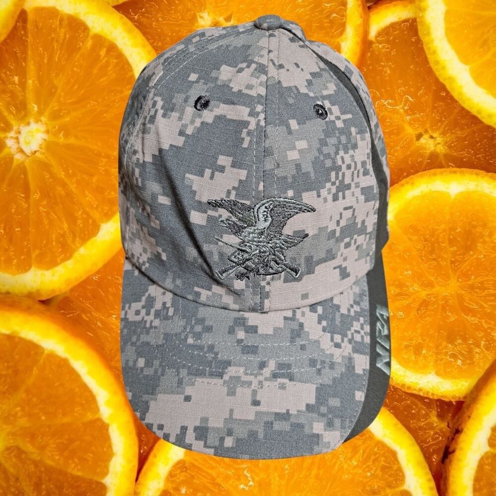 Other NRA Camo Hat Military Eagle Embroidered Baseball Cap Hunting Size ONE SIZE - 1 Thumbnail