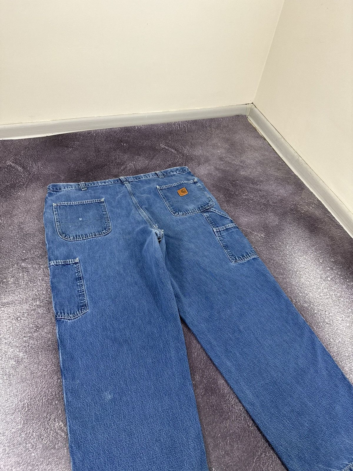 Carhartt Vintage Carhartt USA Distressed Carpenter Baggy Work Jeans Size US 42 / EU 58 - 5 Thumbnail