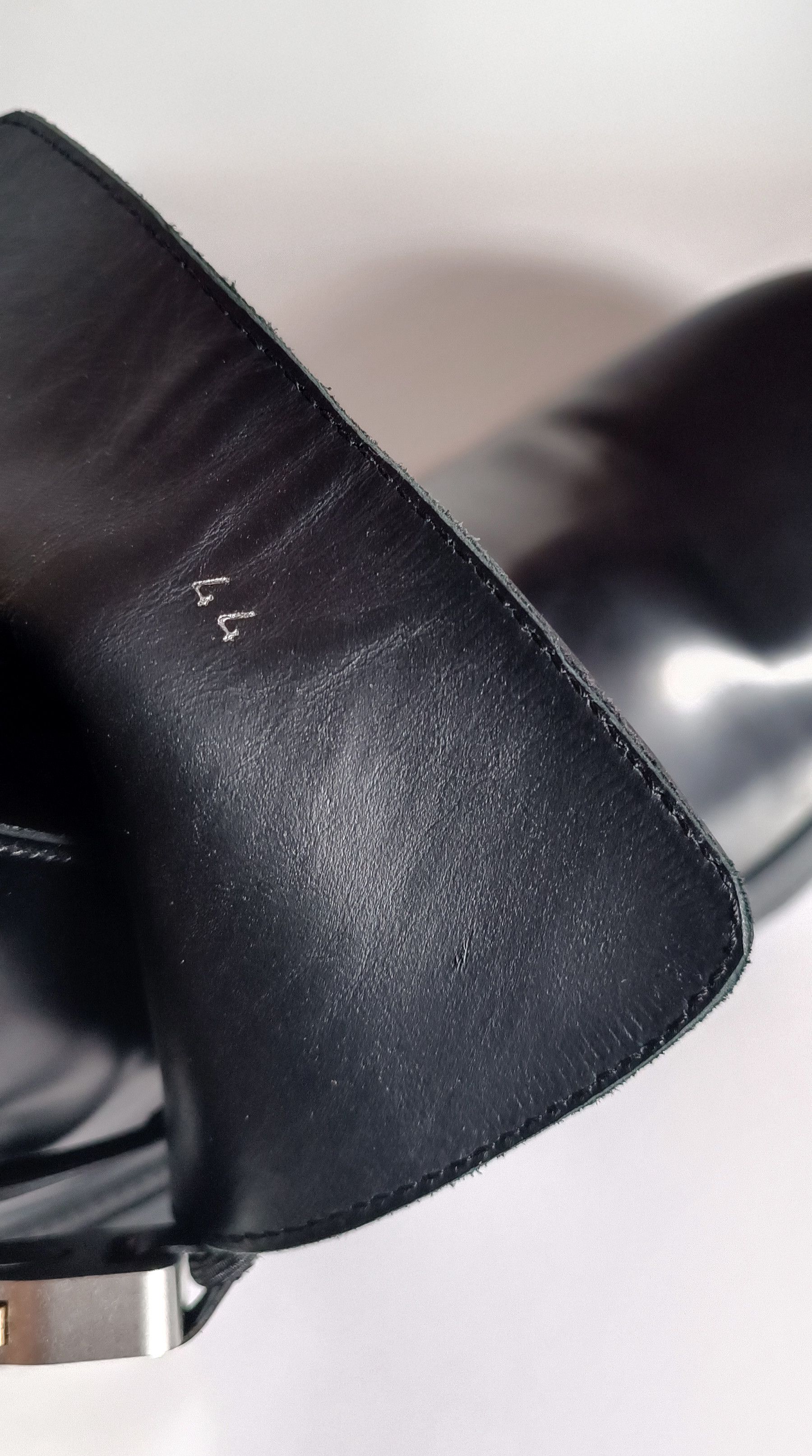 1017 ALYX 9SM 1017 ALYX 9SM Leather and Silver-Tone Chelsea Boots 'Black' Size US 11 / EU 44 - 16 Thumbnail