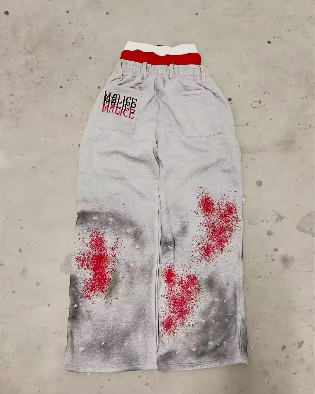 Japanese Brand × Vintage Trendy Double Waist Print Graffiti Casual Pant Size US 33 - 3 Thumbnail