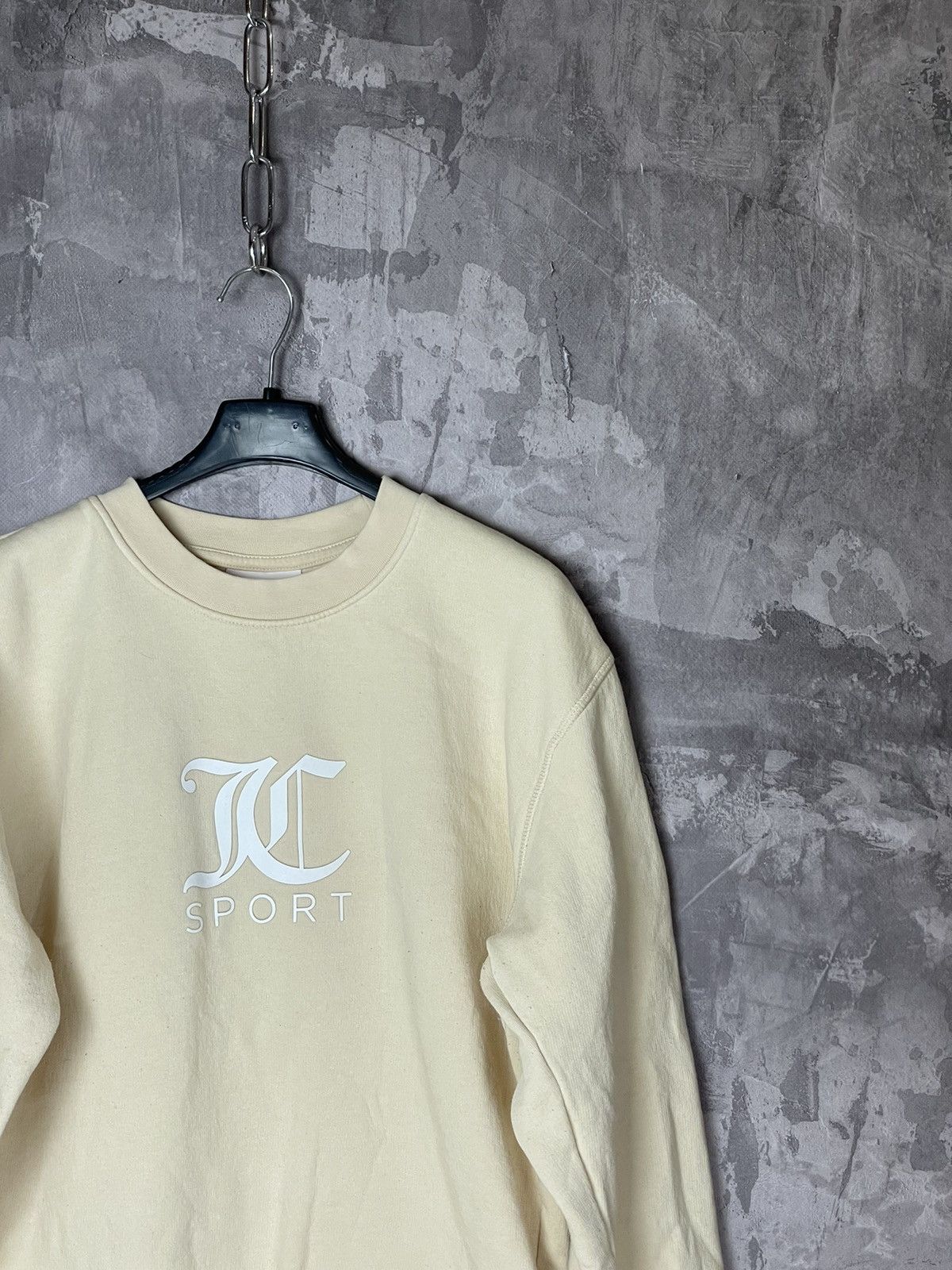 Japanese Brand × Juicy Couture Juicy Couture Y2K Big Logo Beige Sport Sweatshirt Crewneck Size M / US 6-8 / IT 42-44 - 4 Thumbnail