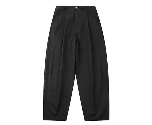 Japanese Brand 20SS Indigo Union Japan Black Minimal Oversized Pants Size US 32 / EU 48 - 4 Thumbnail
