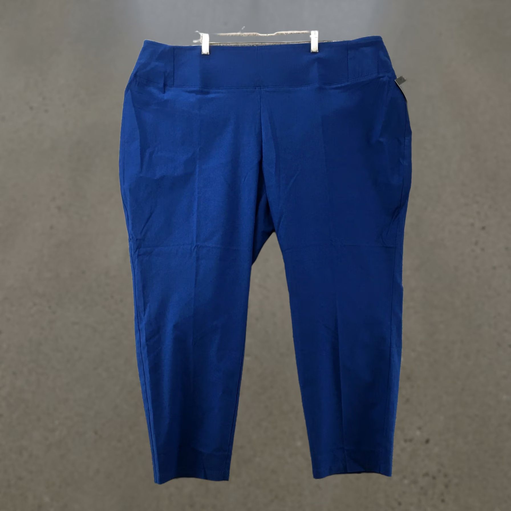 Worthington Worthington Skinny Pants Womens 28W Blue Solid Rayon Blend Mid Rise Casual NWT Size 28" / US 6 / IT 42 - 1 Thumbnail