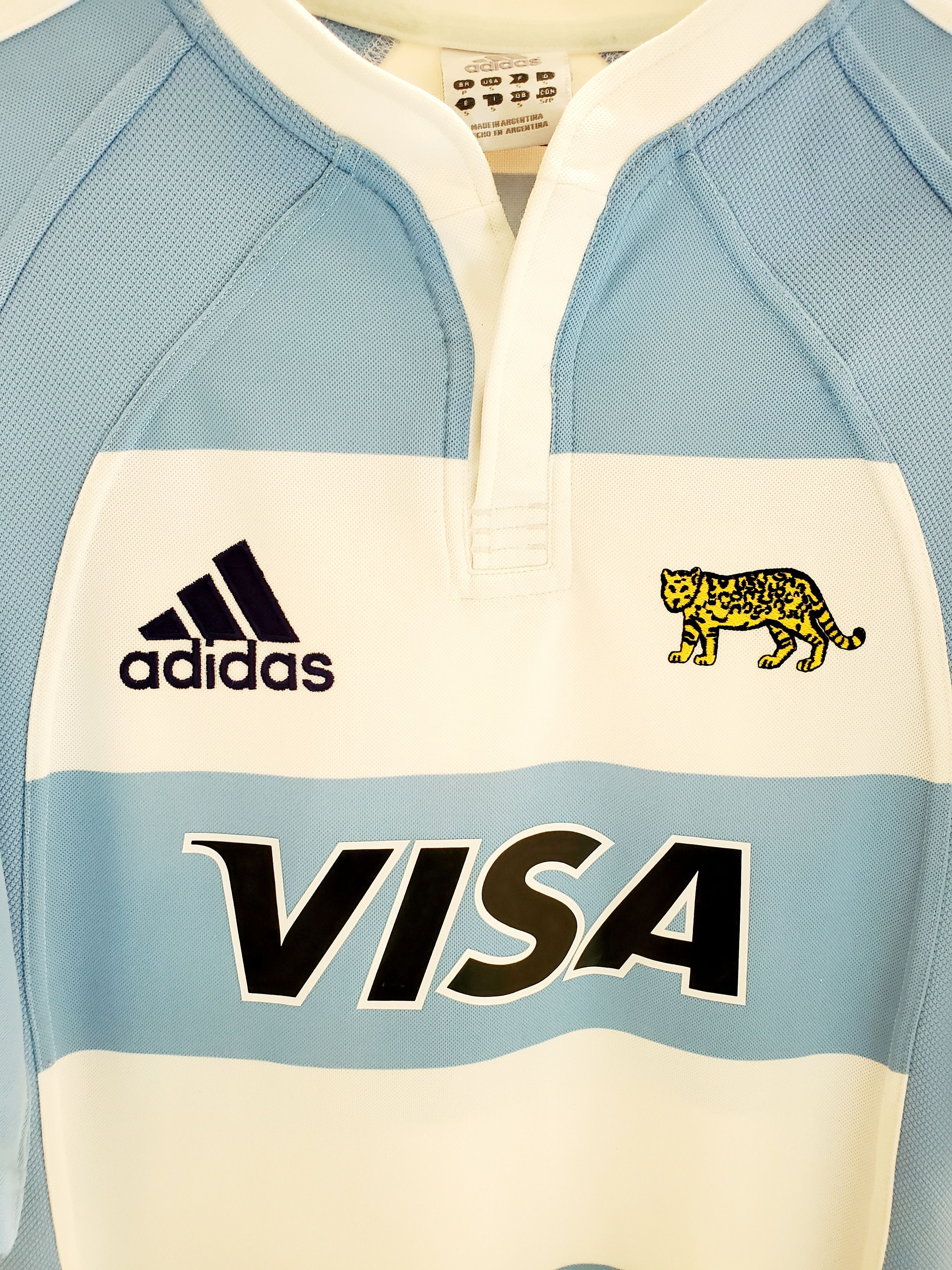 Adidas 2005 Argentina Pumas Jersey -Vintage World Rugby S,M Size US S / EU 44-46 / 1 - 2 Thumbnail