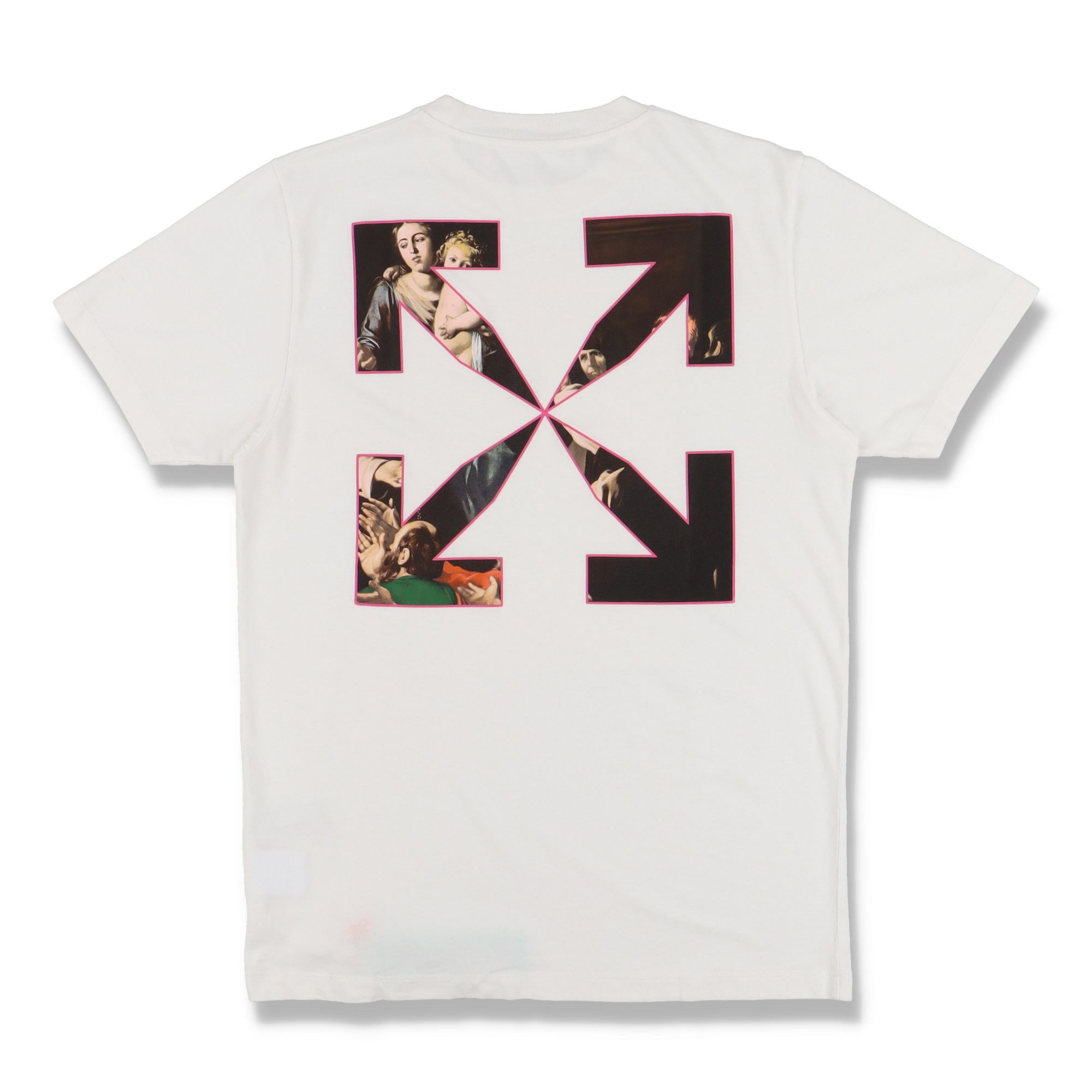 Off-White White Sprayed Caravaggio Arrows T-Shirt Size US XS / EU 42 / 0 - 6 Thumbnail