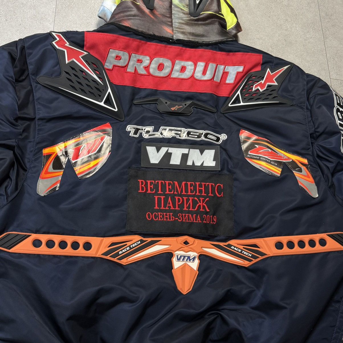 Vetements Vetements Moto Racing Bomber Jacket Size US S / EU 44-46 / 1 - 5 Thumbnail