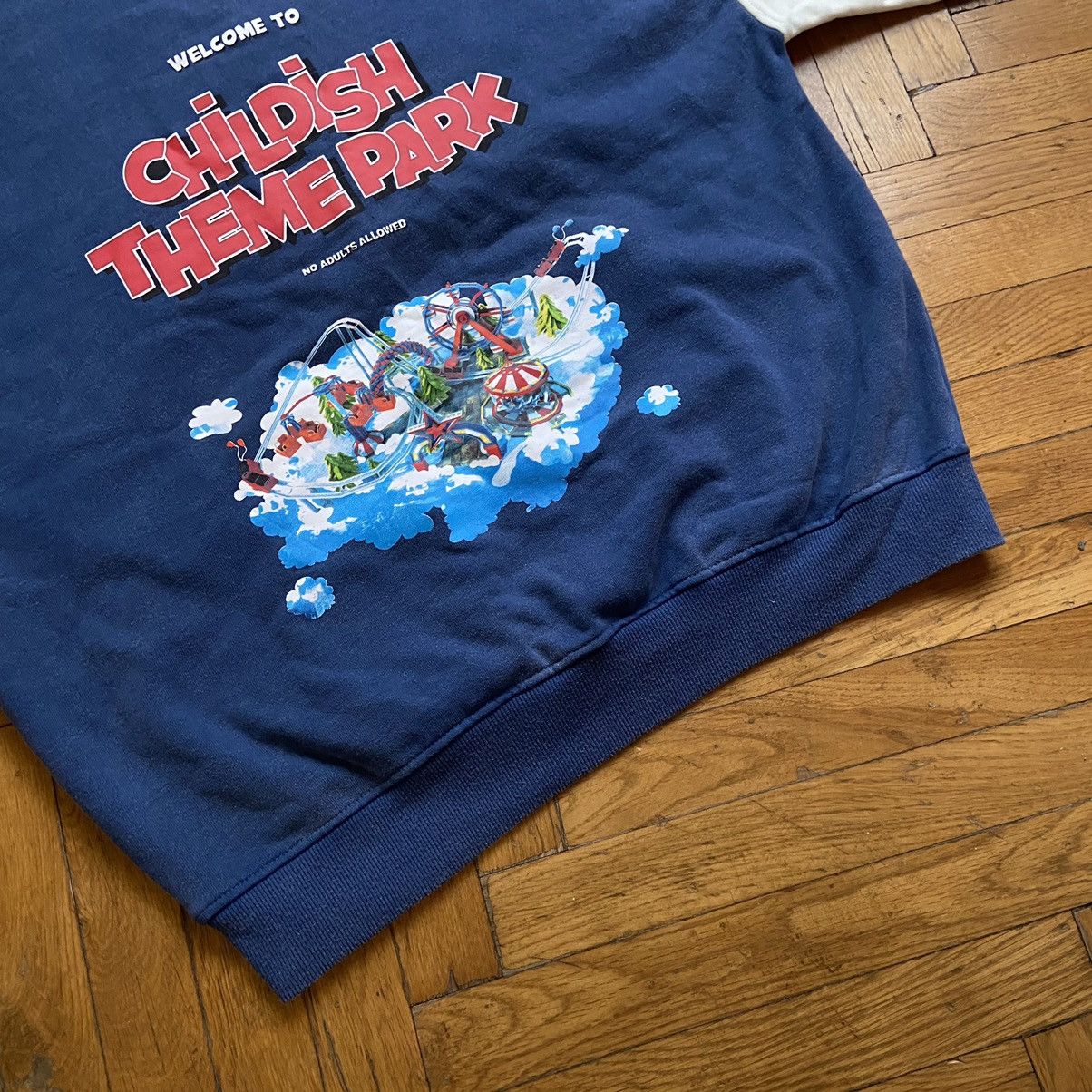 CHILDS × Vintage 📌 Vintage Baggy Childish Theme Park Skategang Hoodie Size US M / EU 48-50 / 2 - 16 Thumbnail