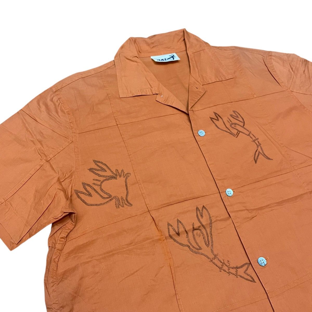 Hai Sporting Gear Hai Sporting Gear Issey Miyake Chain Stitch Shirt Size US M / EU 48-50 / 2 - 2 Thumbnail