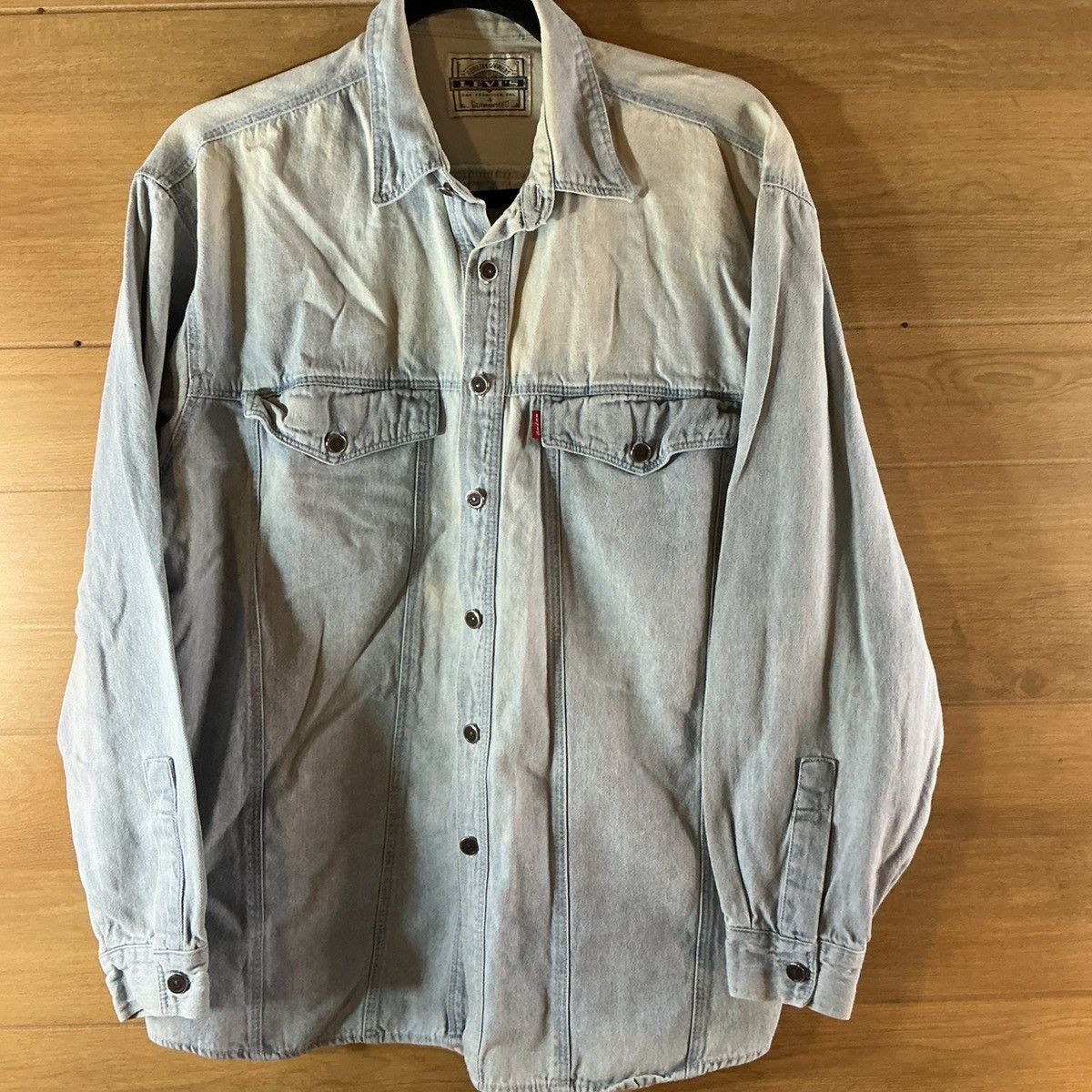 Levi's Levi’s Denim Shirt Button UpWestern Vintage Style Large Size US L / EU 52-54 / 3 - 1 Thumbnail