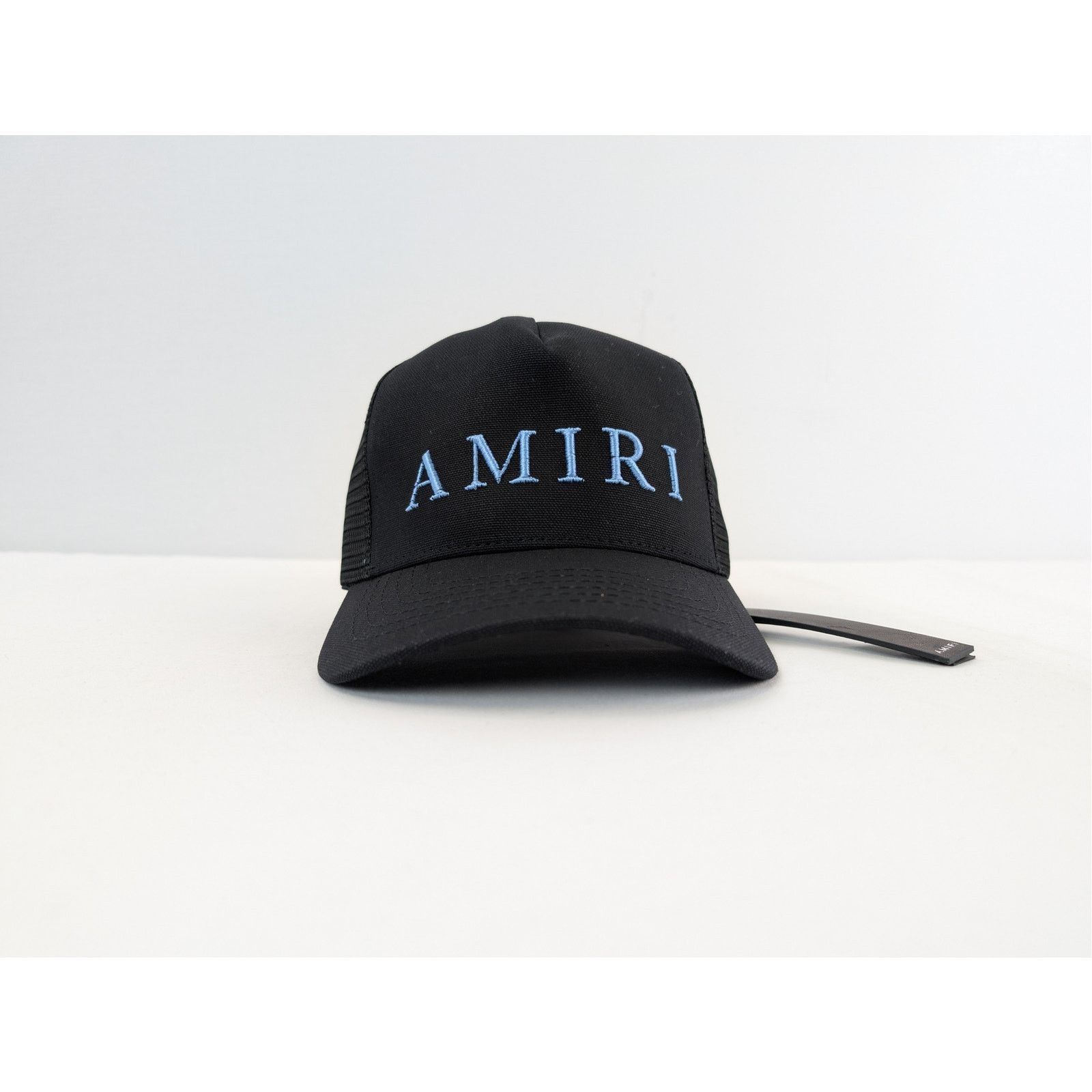 Amiri o1rshd1 Q:3 / Trucker Cap / Hat in Black / Carolina Blue Size ONE SIZE - 2 Thumbnail