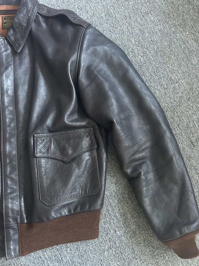 The Real McCoy's The REAL McCOY'S A2 Horsehide Jacket Size US L / EU 52-54 / 3 - 3 Thumbnail