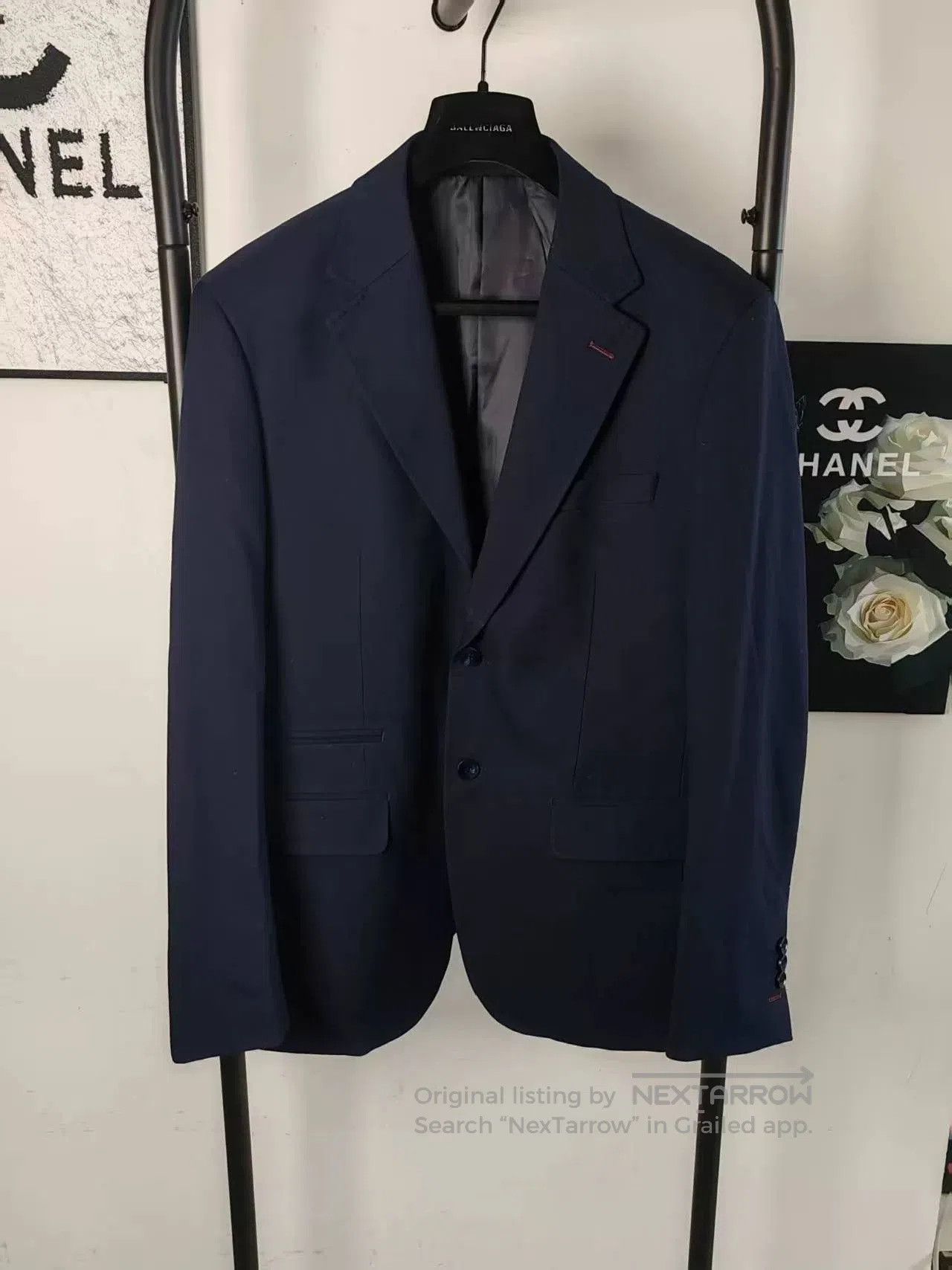 Hugo Boss Boss Wool Suit Jacket for Sale. Size US M / EU 48-50 / 2 - 1 Thumbnail