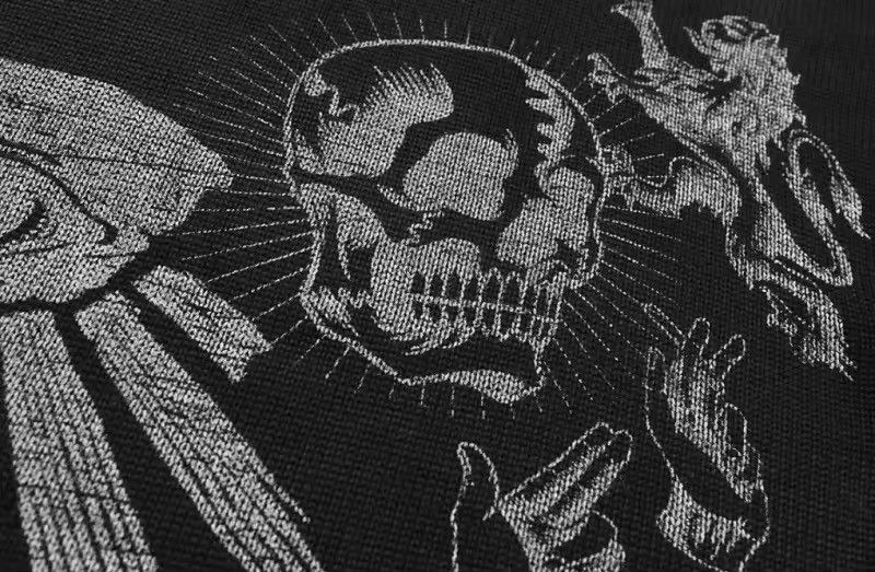 Japanese Brand Grunge y2k goth skull tribal skeleton knit sweater Size US L / EU 52-54 / 3 - 4 Thumbnail