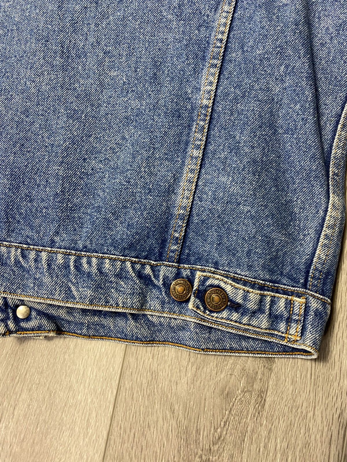 Levi's × Vintage Vintage Custom 90s Levis & Harley Davidson Denim Logo Vest Size US S / EU 44-46 / 1 - 9 Thumbnail