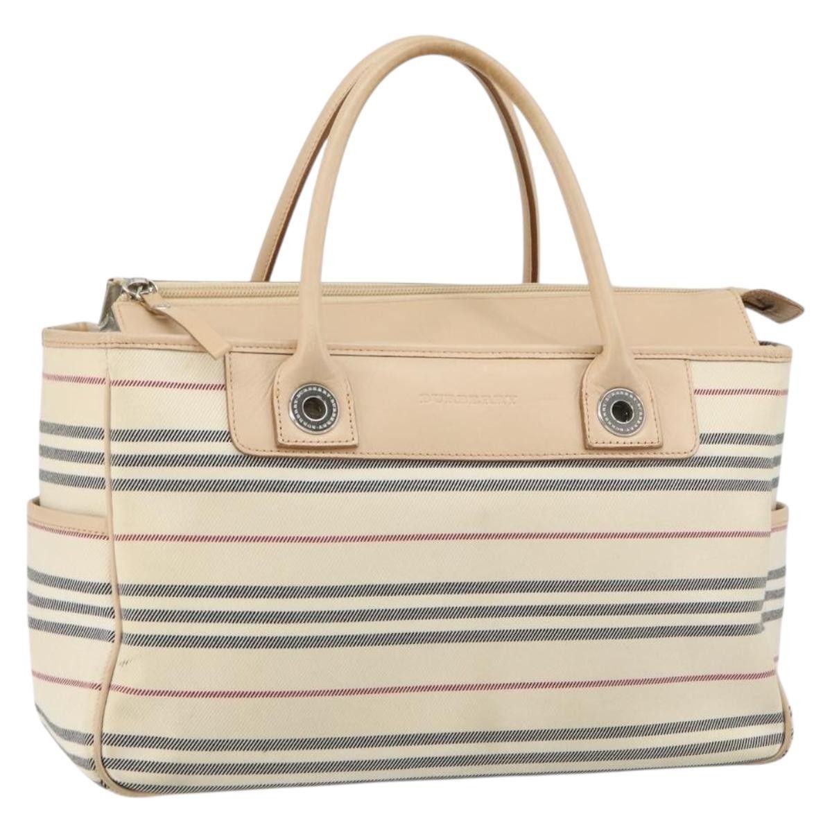 Burberry Burberry Nova Check Tote Canvas and Leather Size ONE SIZE - 1 Thumbnail