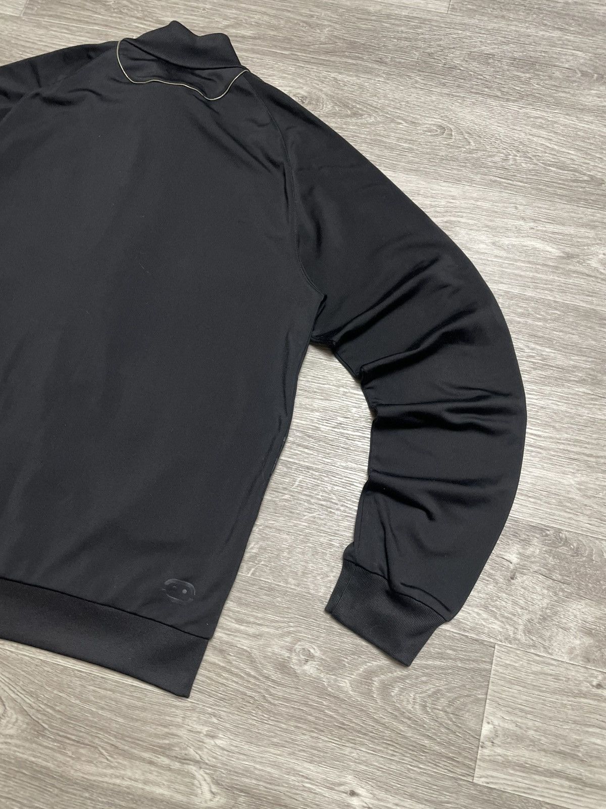 Adidas Track Jacket Black Neon 3-Stripes City Skyline Print