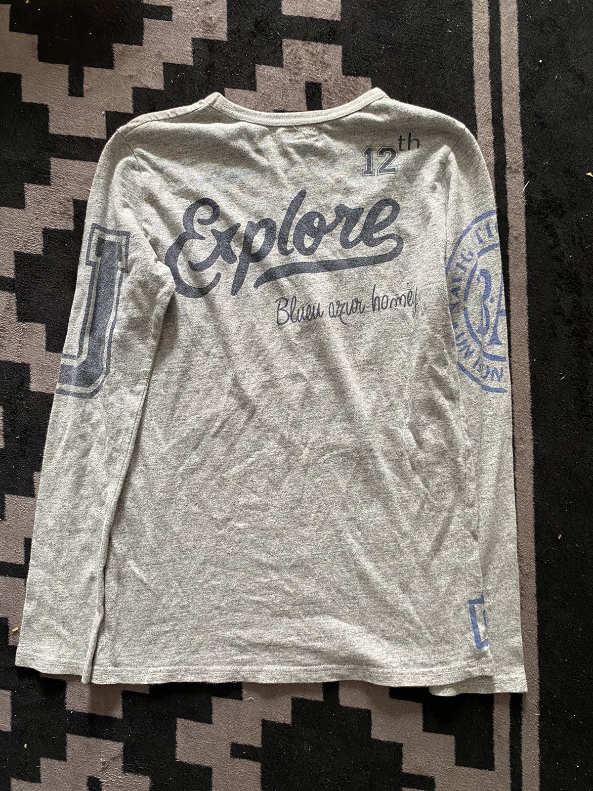 Japanese Brand × Le Grande Bleu (L.G.B.) × Vintage Bleu azur jour de mer longsleeve tshirt Size US M / EU 48-50 / 2 - 2 Thumbnail