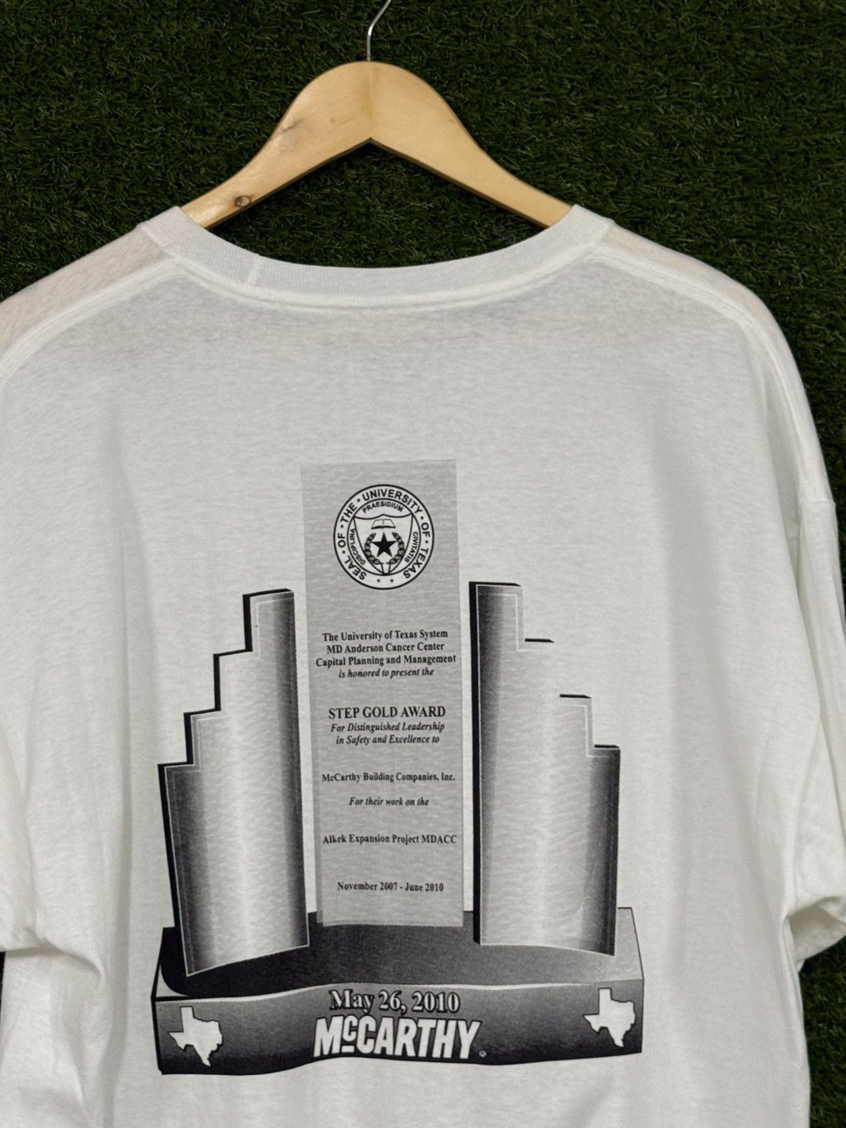 Vintage Vintage Mccarthy Union Saftey Construction Work Wear T Shirt Size US XL / EU 56 / 4 - 5 Thumbnail
