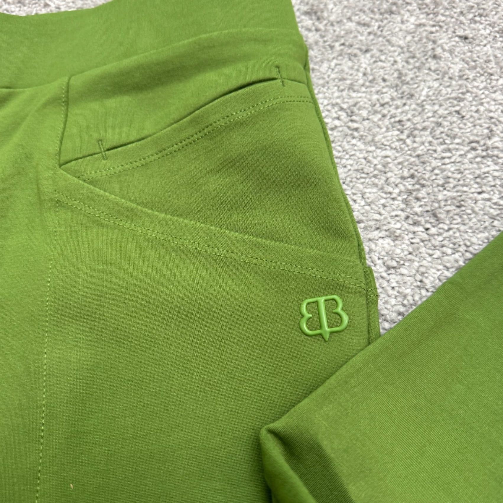 Vintage VINTAGE Betabrand Skinny Yoga Pants Women Large Green Stretch Pockets Casual Workout 90s Mens Size 36" / US 14 / IT 50 - 5 Thumbnail