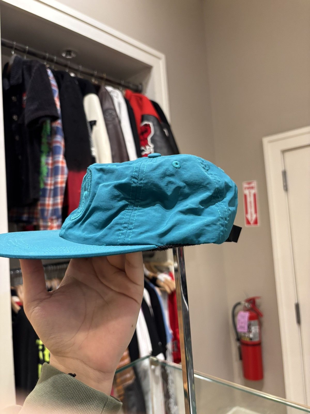 Supreme Supreme ss16 Wildlife 6 Panel Nylon Cap -Teal Size ONE SIZE - 2 Thumbnail