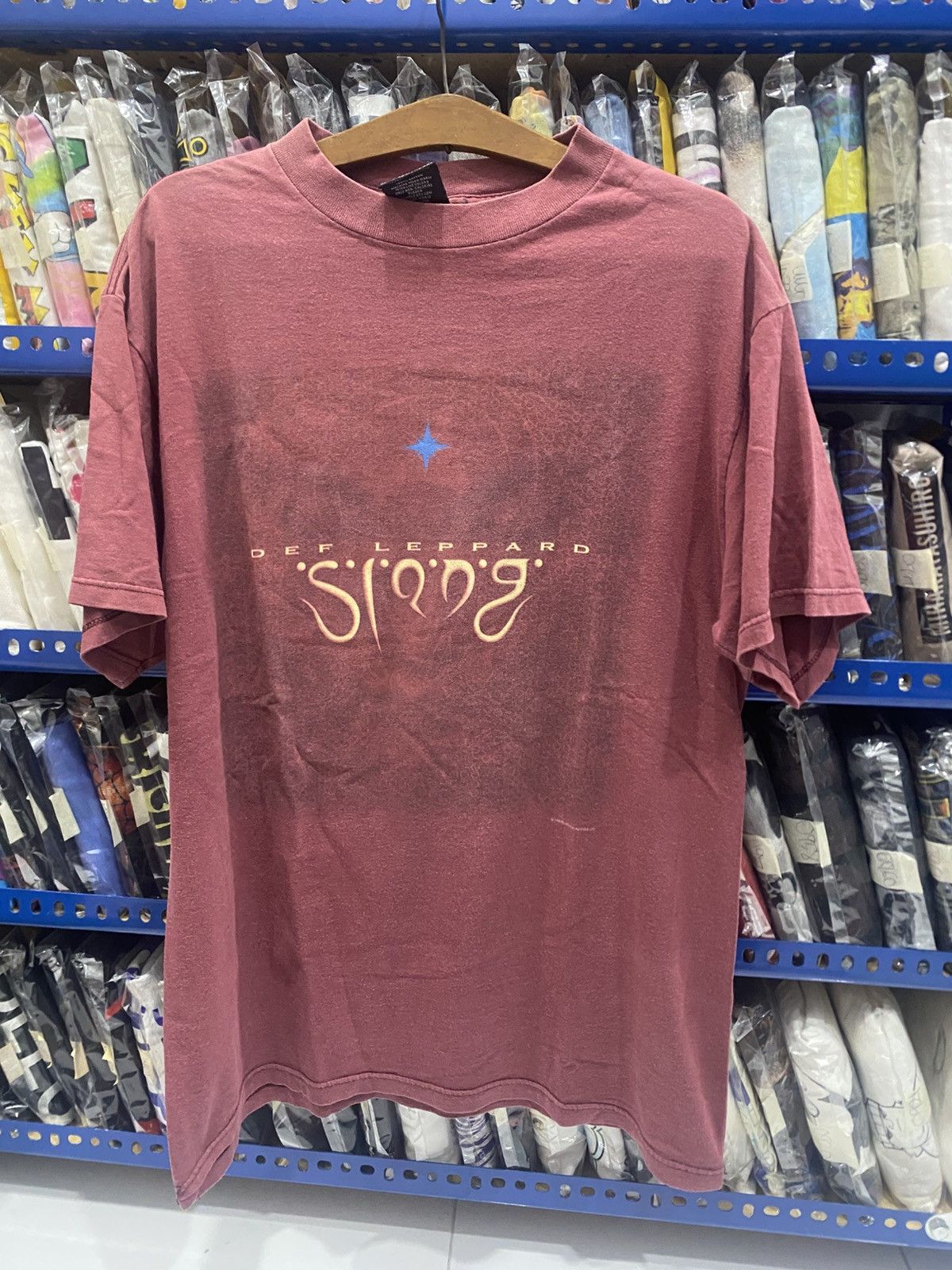Def Leppard VINTAGE 90s DEF LEPPARD SLANG TOUR Size US L / EU 52-54 / 3 - 1 Thumbnail