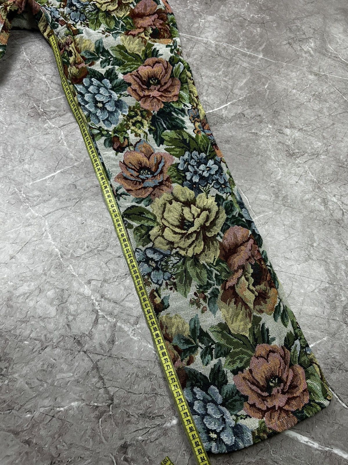 Jaded London × Vintage Jaded London Floral Boyfriend Pants Wide Leg Woven y2k Size 28" / US 6 / IT 42 - 12 Thumbnail