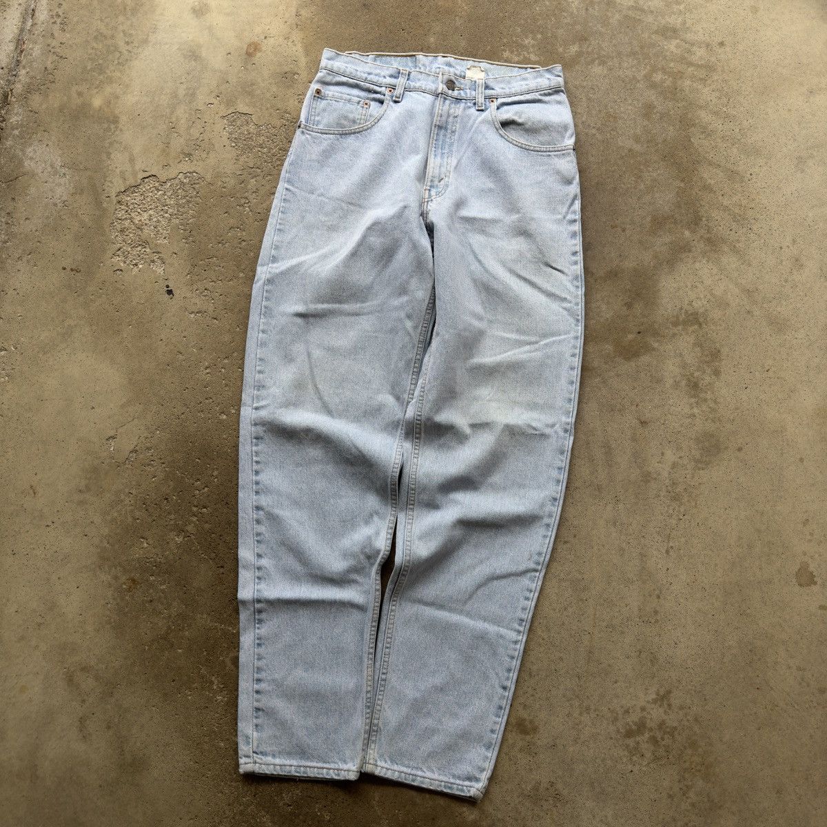 Levi's 90s Levi’s 560 Faded Thrashed Jeans USA ERD Grunge Chrome Size US 32 / EU 48 - 5 Thumbnail