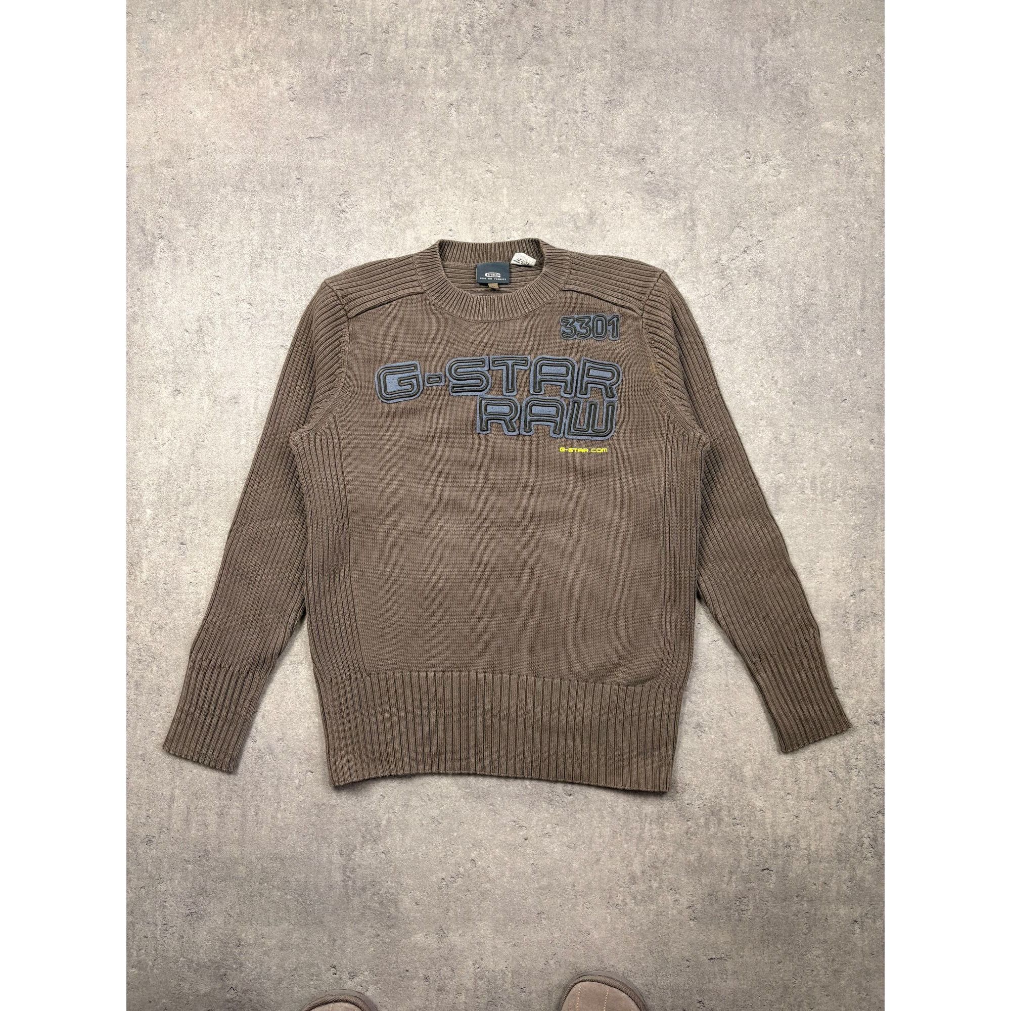 G-Star ARCHIVAL G-STAR RAW "3301" Industrial Knit – Tactical Earth Size US M / EU 48-50 / 2 - 1 Thumbnail