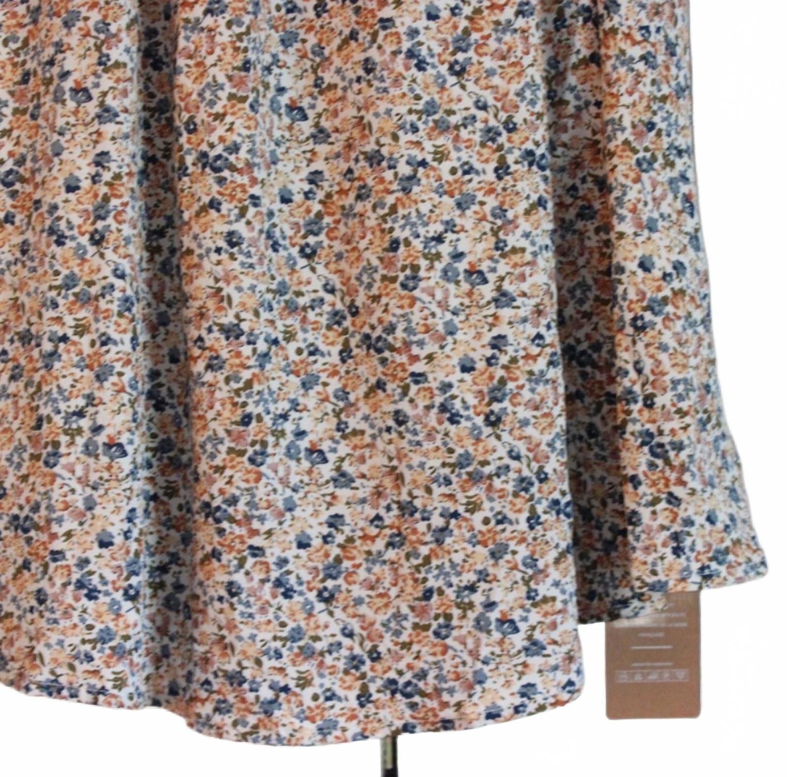 Shein SHEIN NWOT Floral Print Ruffle Sleeve Dress V-Neck Small Size S / US 4 / IT 40 - 3 Thumbnail