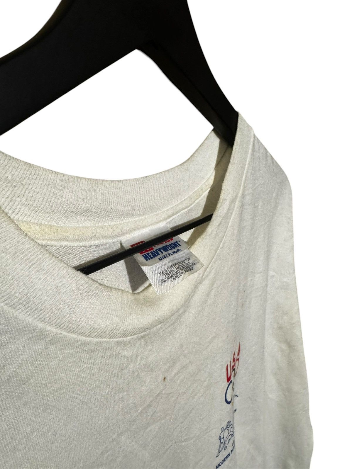 Vintage Usa olympics white tee Size US XL / EU 56 / 4 - 3 Thumbnail