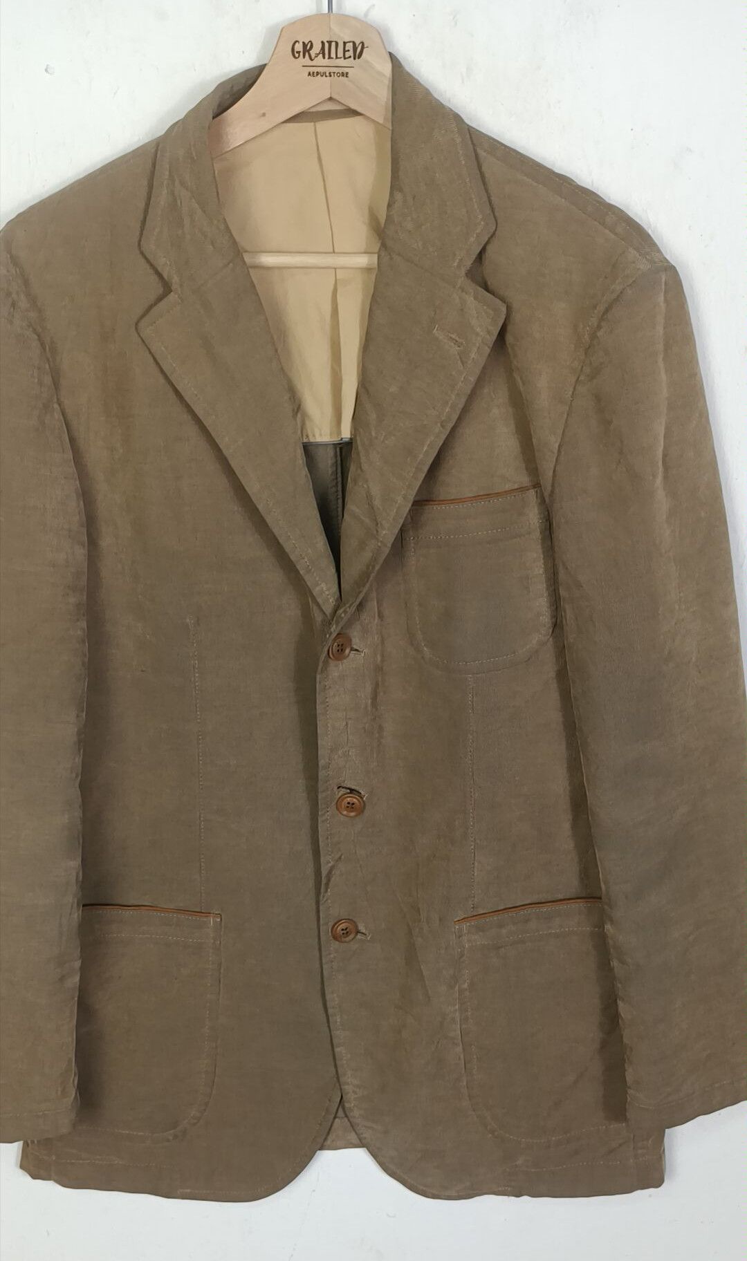Lanvin Lanvin Collection Coduroy Coat/Blazer Size US M / EU 48-50 / 2 - 4 Thumbnail