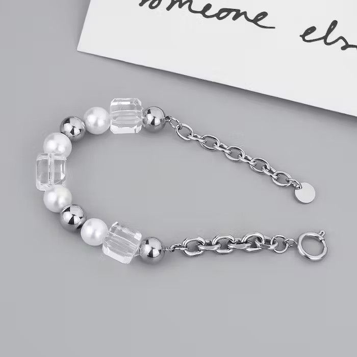 Jewelry × Vintage Quartz Gemstone Beaded Bracelet Size ONE SIZE - 4 Thumbnail