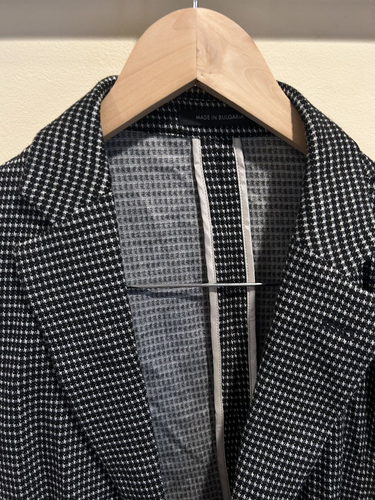 Emporio Armani Houndstooth Emporio Armani Blazer Size 42R - 2 Thumbnail