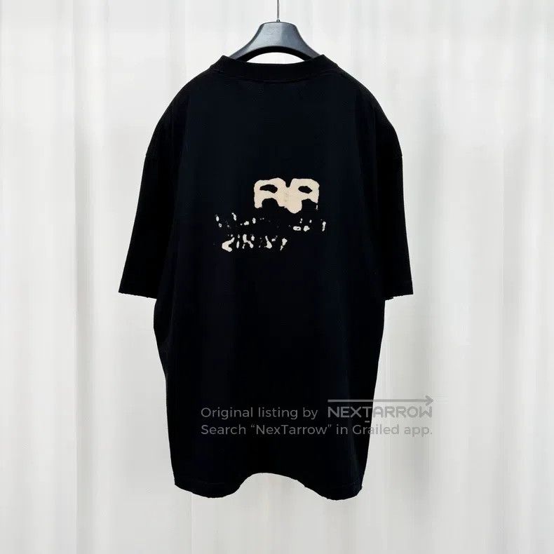 Balenciaga Balenciaga Splatter Print Letter Short Sleeve Size US M / EU 48-50 / 2 - 2 Thumbnail