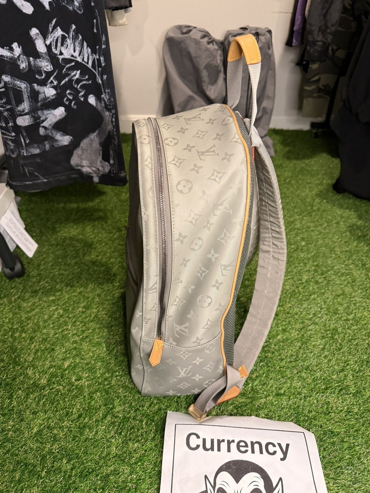 Louis Vuitton GRAIL 🦄📜 LV ~ Kim Jones Era Titanium Monogram Backpack Size ONE SIZE - 10 Thumbnail