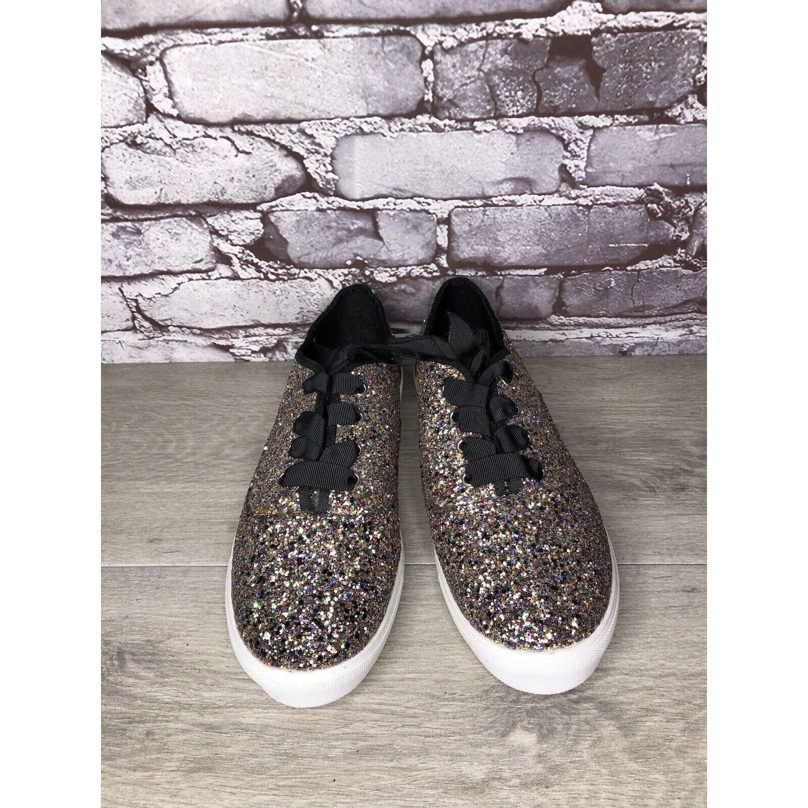 Other Torrid Colorful Glitter Lace Up Low Top Sneakers Shoes Women Size US 10 / IT 40 - 13 Thumbnail