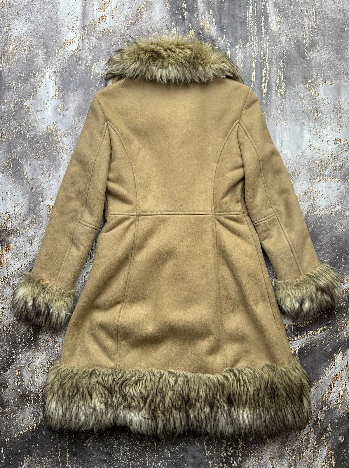Japanese Brand Vintage Faux Fur Sheepskin Coat Size S / US 4 / IT 40 - 9 Thumbnail