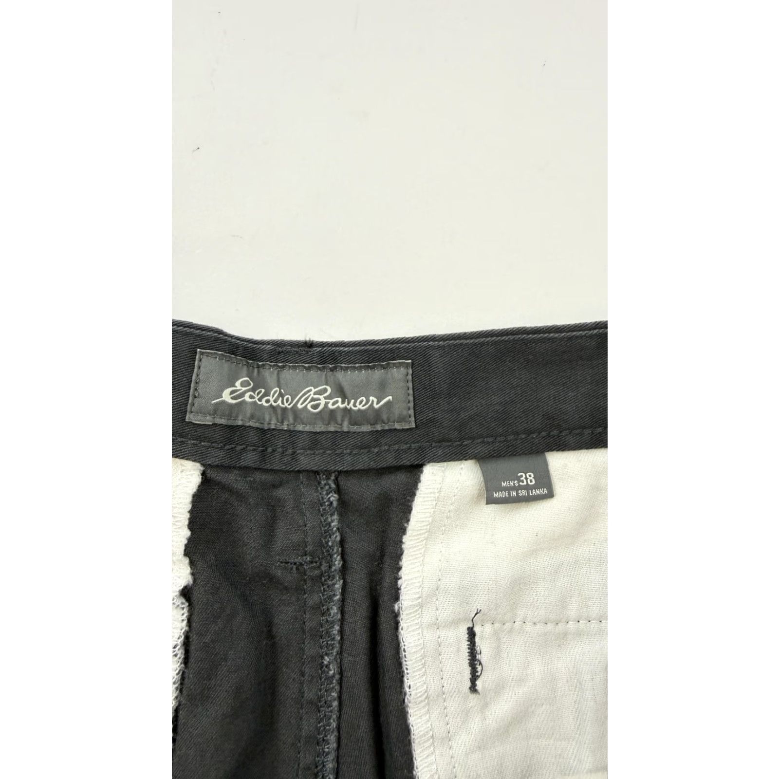 Eddie Bauer Eddie Bauer Shorts Mens 38 Black 100% Cotton Chino Flat Front Casual Walking Size US 38 / EU 54 - 2 Thumbnail