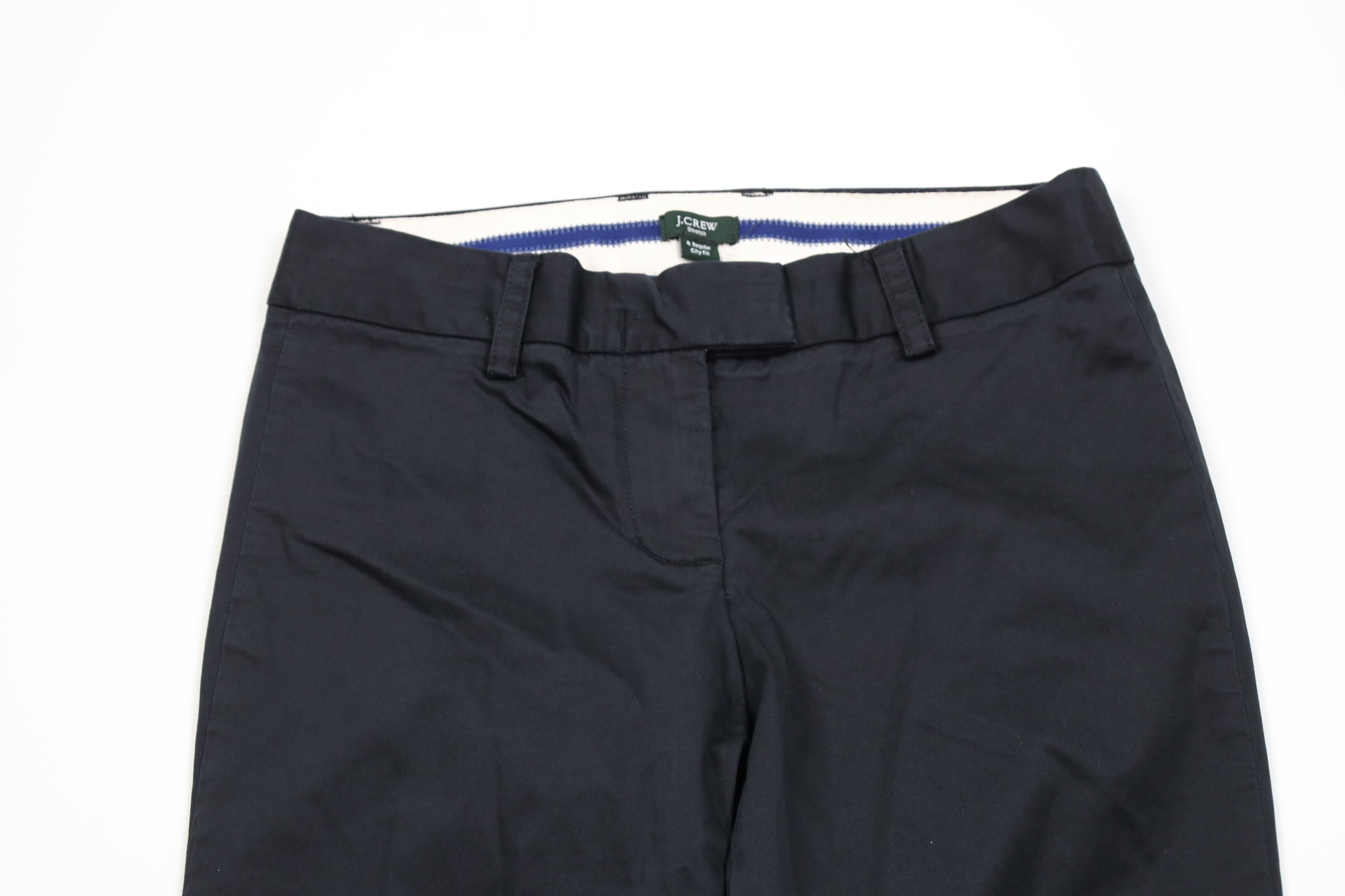 J.Crew × Vintage Vintage J Crew Stretch City Fit Wide Leg Bell Bottoms Pants Size 27" / US 4 / IT 40 - 2 Thumbnail