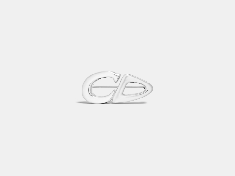 Dior o1w1db11025 V1600H Size : OS / CD30 Brooch in Silver Size ONE SIZE - 2 Thumbnail