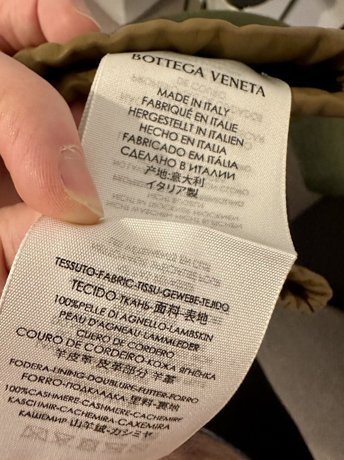 Bottega Veneta Bottega Veneta Leather & Cashmere Gloves Size ONE SIZE - 6 Thumbnail