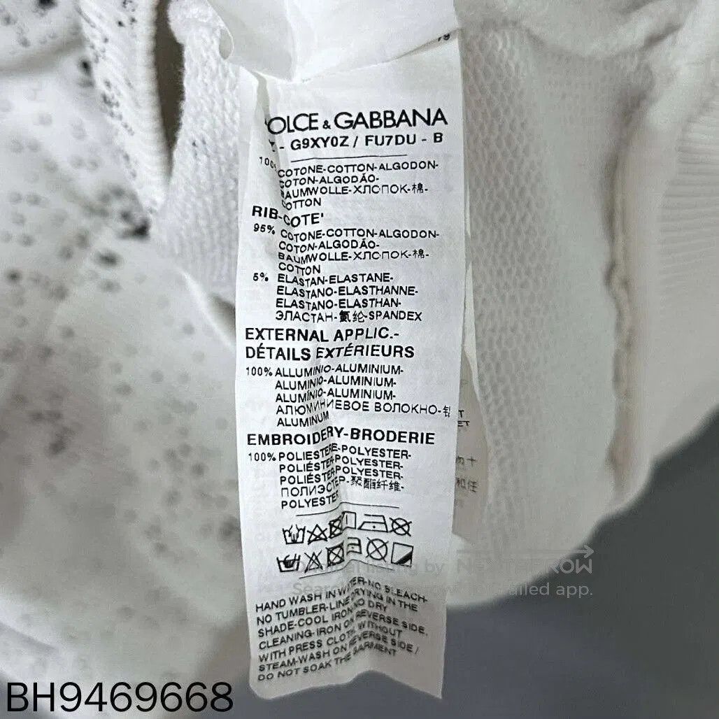 Dolce & Gabbana dolce & gabbana graphic print sweatshirt in white. Size US XS / EU 42 / 0 - 5 Thumbnail