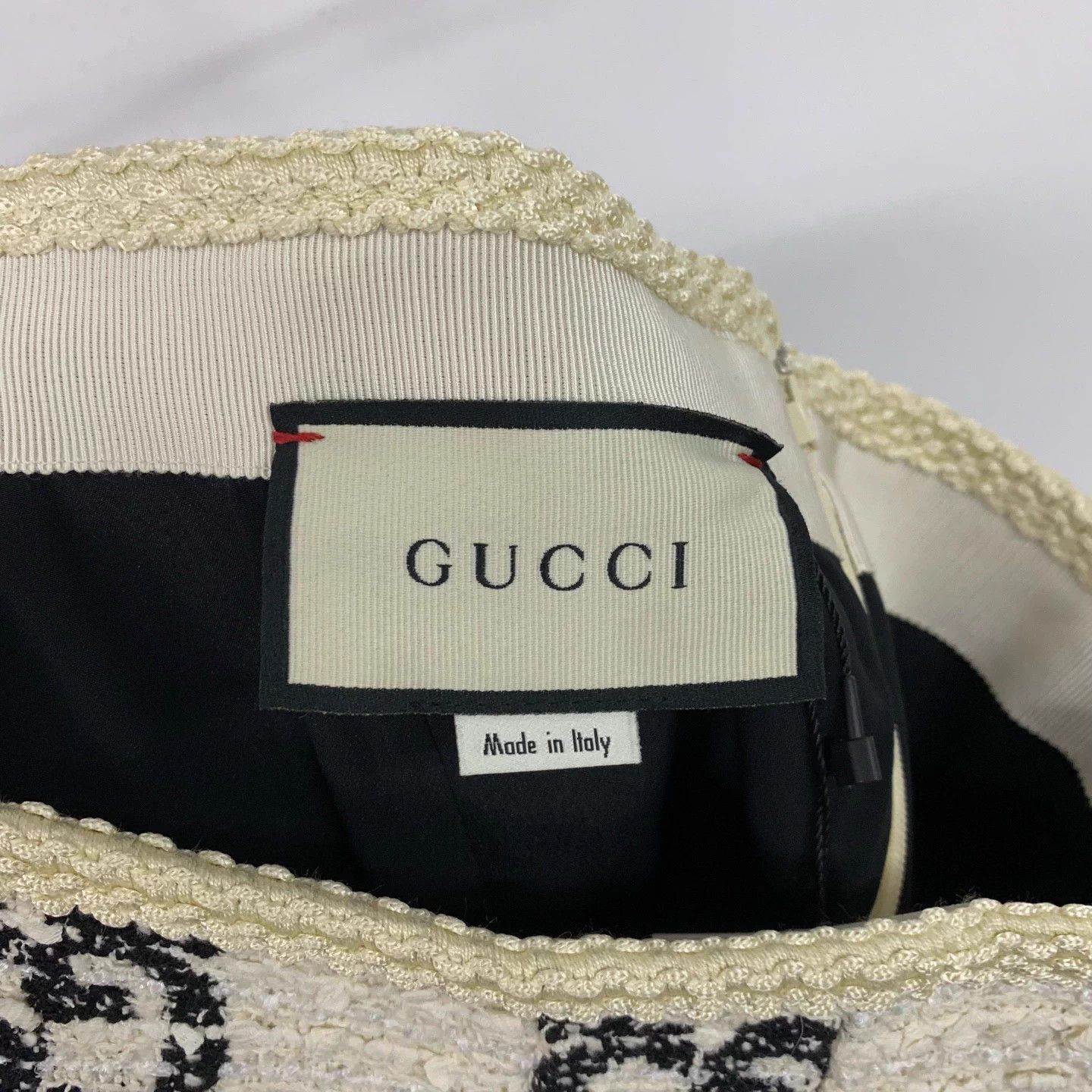 Gucci GUCCI GG Monogram Tweed Mini Skirt - Size 38 Size 27" / US 4 / IT 40 - 2 Thumbnail